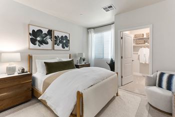 Spacious walk-in closets*